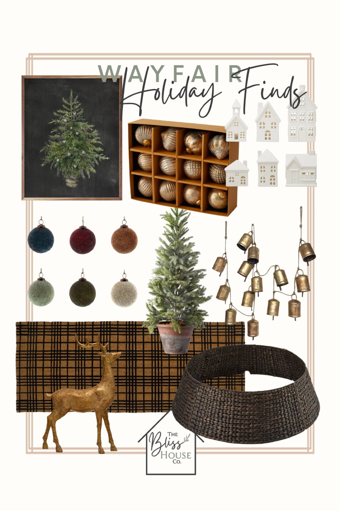 Wayfair holiday finds

vintage modern holiday, Christmas favorites, Christmas trees, plaid outdoor rug, ornaments, holiday art, bell garland, brass reindeer 

#LTKHolidaySale #LTKHoliday #LTKSeasonal