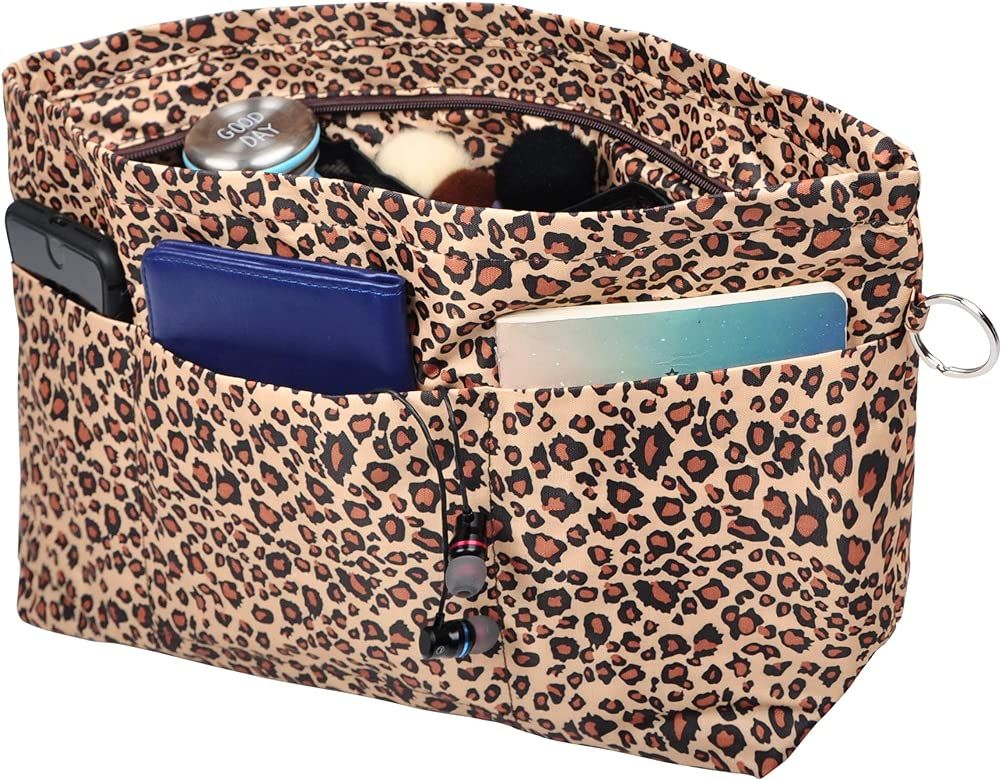 Handbag Purse Tote Pocketbook Organizer Insert Zipper Closure 11 Pockets 3 Sizes Many Colors | Amazon (US)