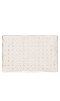 ALLSAINTS Bettina Stud Clutch in Salt Lake White from Revolve.com | Revolve Clothing (Global)