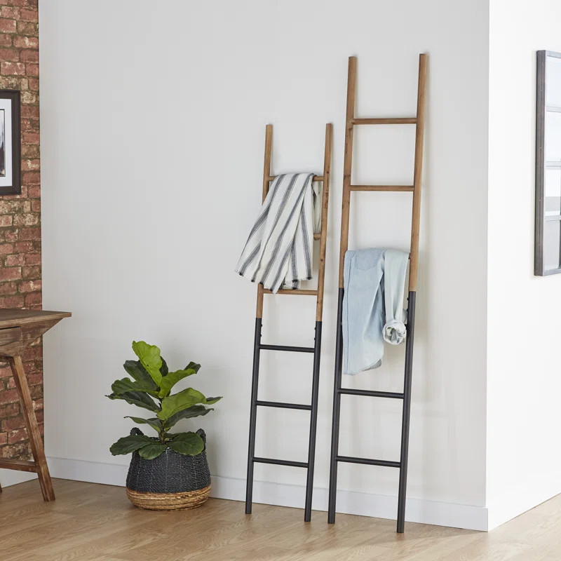 Wood And Metal Blanket Ladder | Wayfair North America