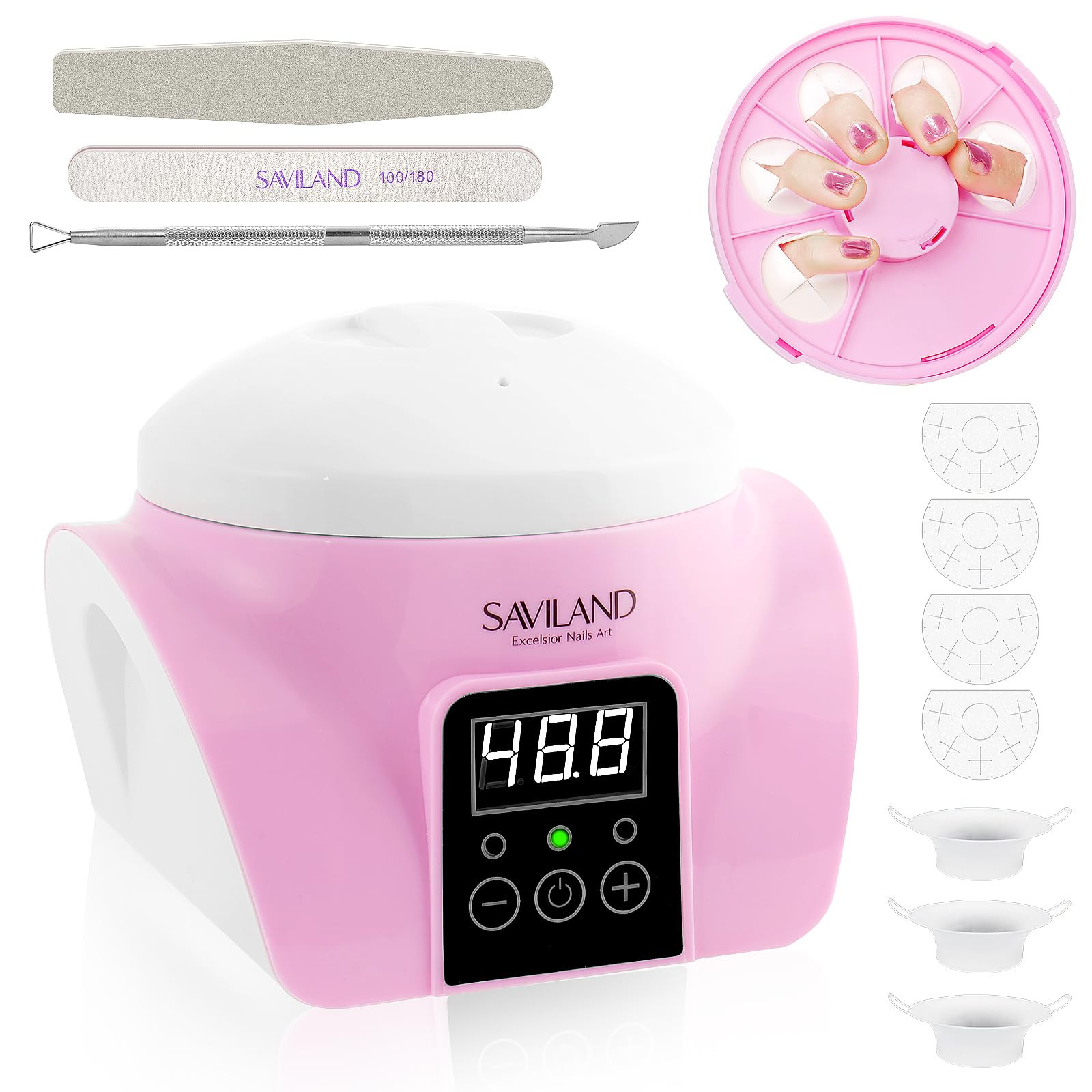 SAVILAND Nail Polish Remover Machine: Automatic Steam Quick Remove Gel Acrylic Nail Remover | Dip... | Amazon (US)