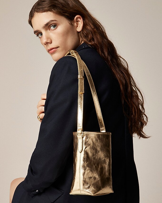 Small Berkeley crossbody bag in metallic leather | J. Crew US