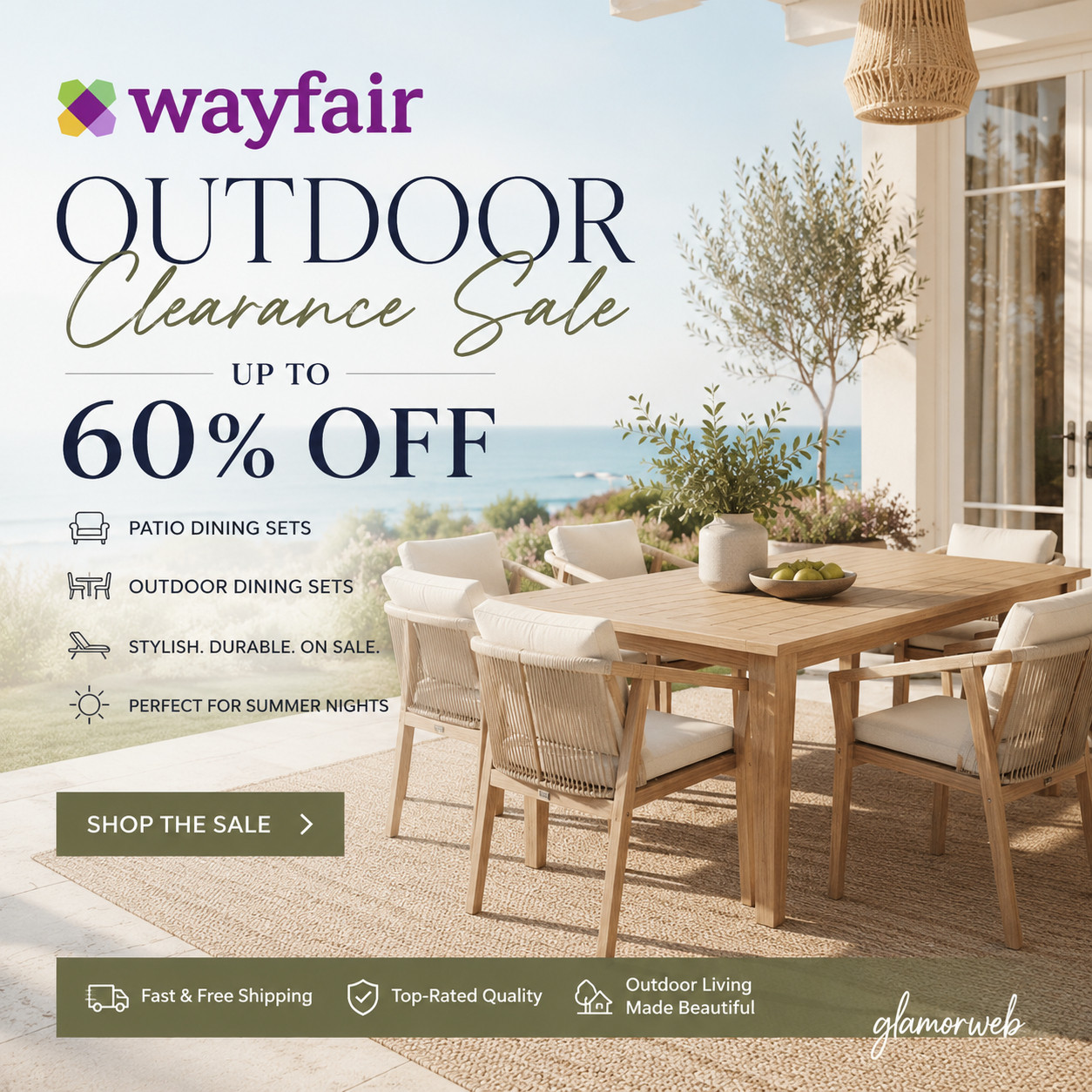 There’s just something about a beautiful outdoor dining set that makes home feel more complete ✨ Wayfair’s Outdoor Clearance Sale has up to 60% off patio dining sets and outdoor dining sets that bring that elevated, relaxed vibe to your backyard. I love pieces that look good but also feel livable, and these are exactly that. Perfect for everyday meals outside or those special little moments that turn into memories 🤍 #WayfairDeals #OutdoorDiningFurniture #PatioDiningFurniture #OutdoorDiningSet #PatioDiningSet #HomeInspo #LTKHomeFinds #LTKSale #OutdoorEntertaining #BackyardLiving #FurnitureInspo #SummerDecor #NeutralAesthetic #PatioRefresh #CozyOutdoorSpace #DecorFinds #SaleAlert #HomeUpgradeIdeas #OutdoorChic #StylishLiving 

 #LTKSeasonal #LTKHome #LTKSaleAlert