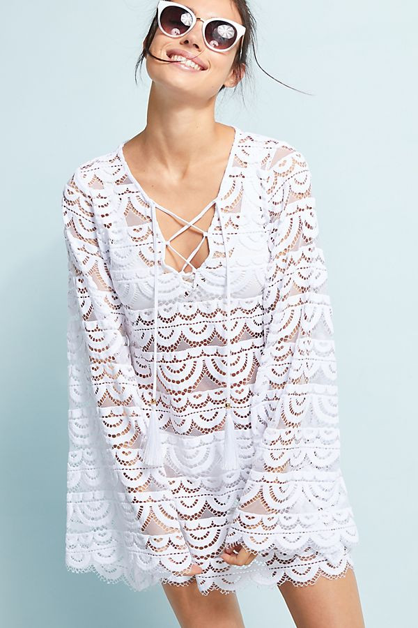 PilyQ Noah Lace Cover-Up Tunic | Anthropologie (US)