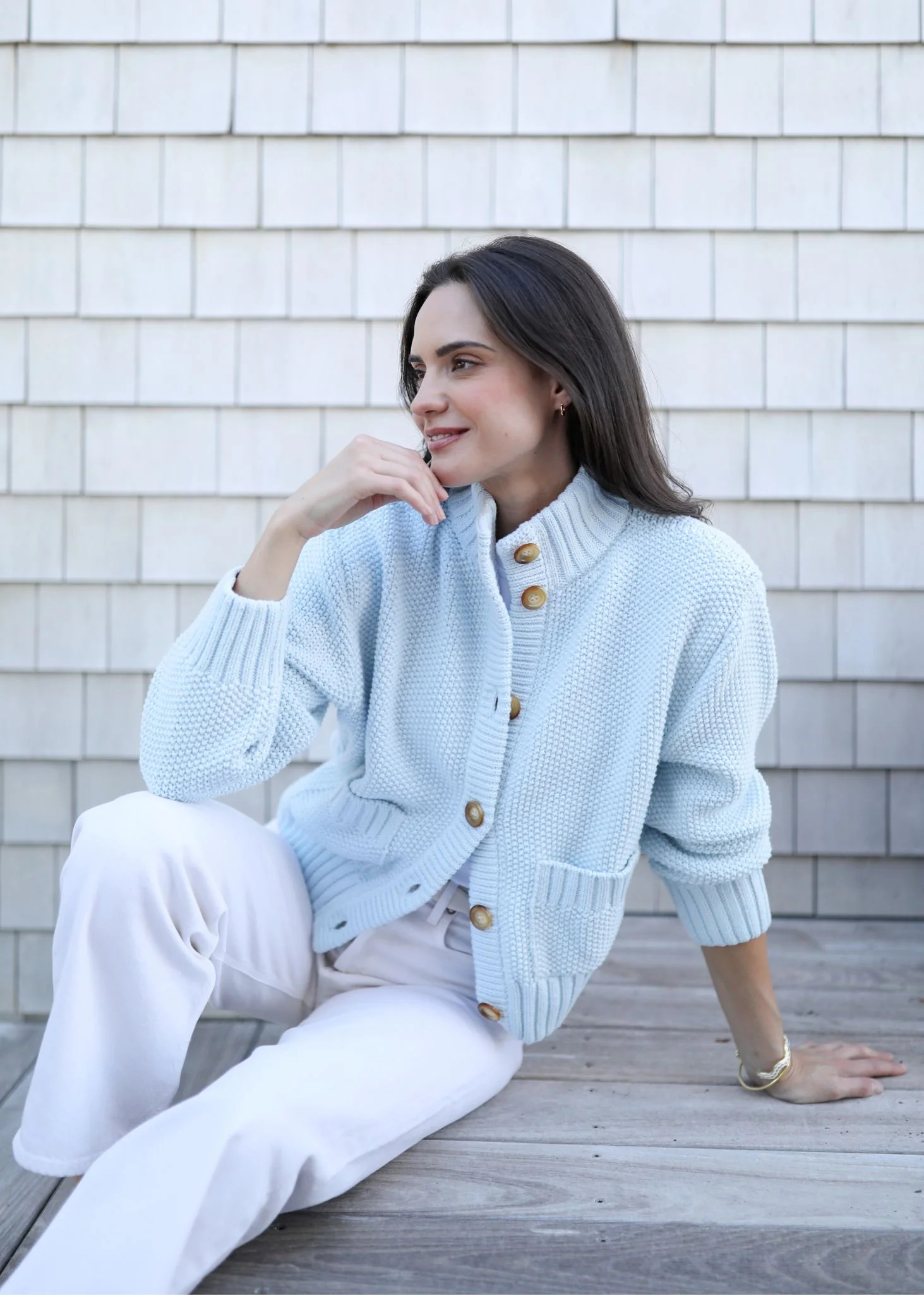 The Cotton Sweater Jacket | Alice Walk