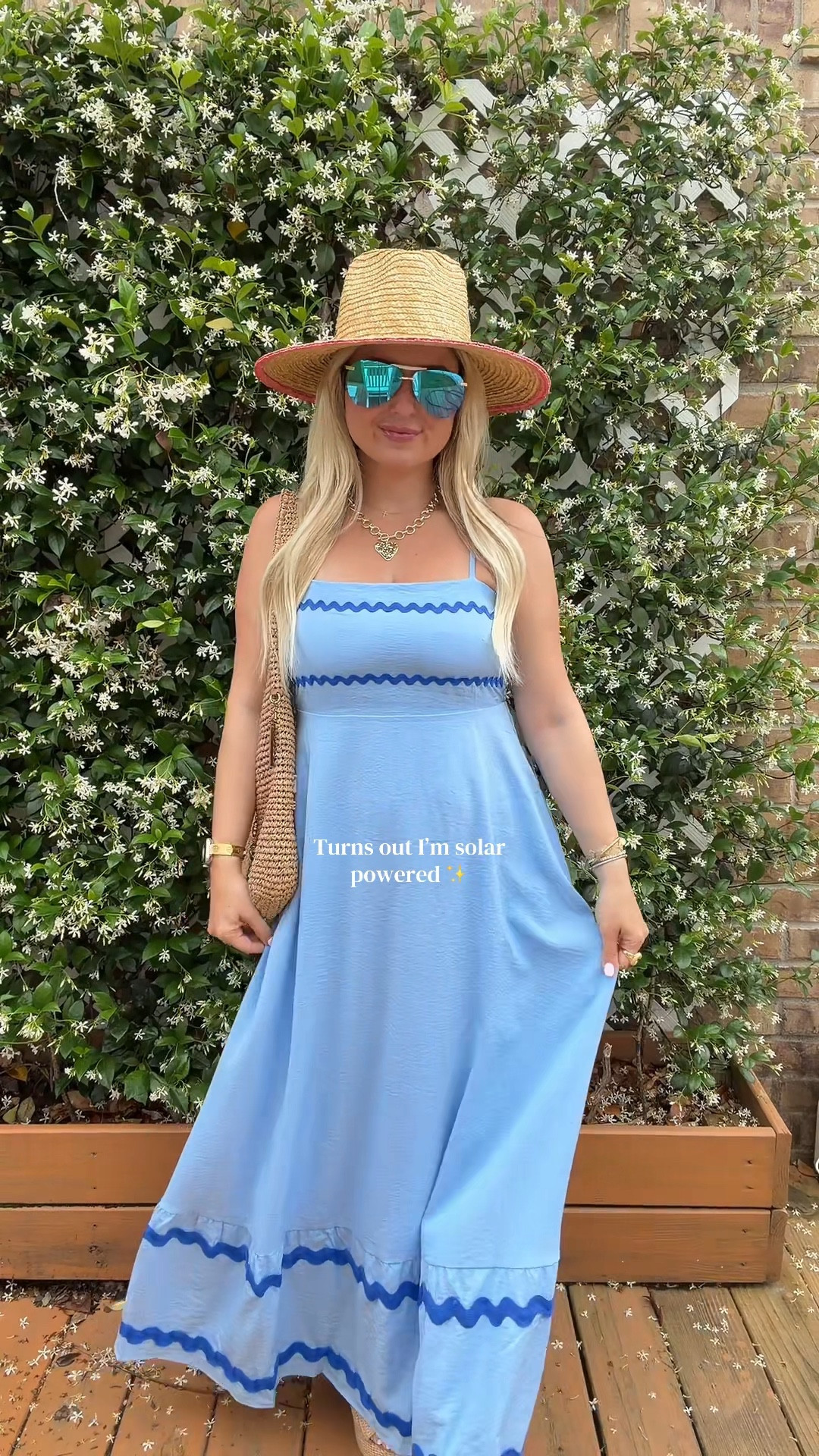 Maxi dress outfit
Small and on sale
Wedges tts

#LTKSaleAlert #LTKootd