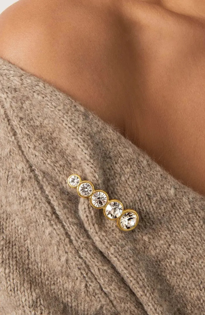 Crystal Line Brooch | Nordstrom