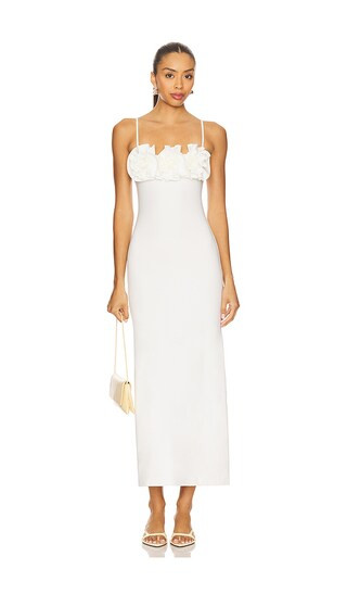 Aura Dress in Off White | Revolve Clothing (Global)