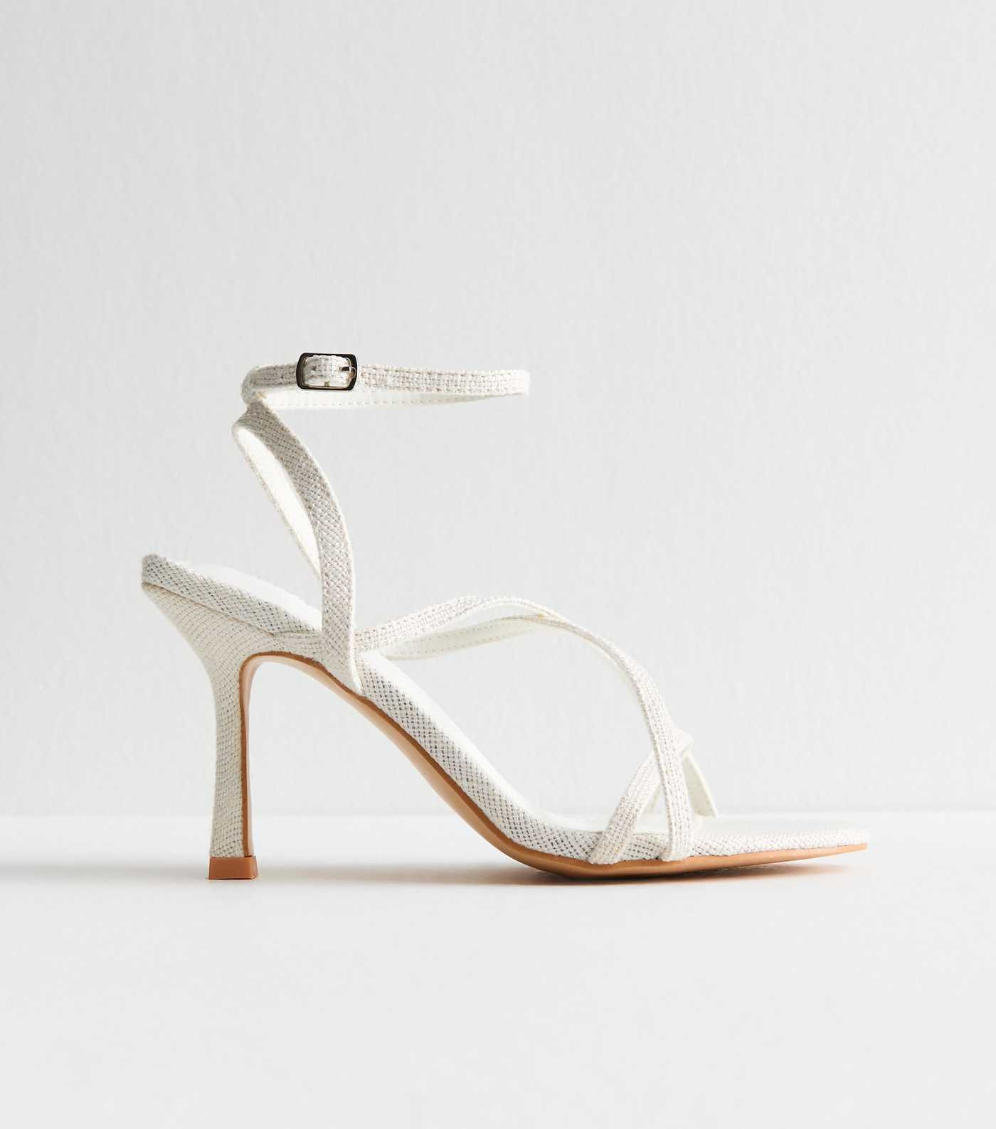 Public Desire White Oaklyn Woven Sandals | New Look | New Look (UK)