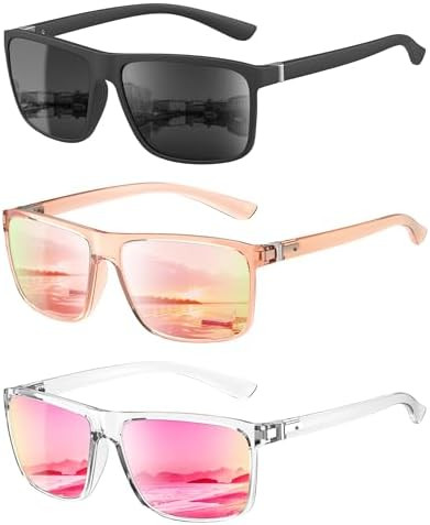 KALIYADI Womens-Sunglasses Polarized Sunglasses Womens: Retro Trendy Sun Glasses with UV400 Prote... | Amazon (US)
