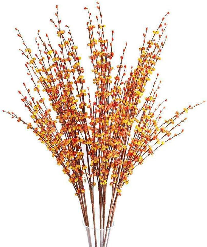 Htmeing 10 pcs 29.5 Inch Artificial Jasmine Flowers Faux Branches for Home Rome Wedding Decoratio... | Amazon (US)