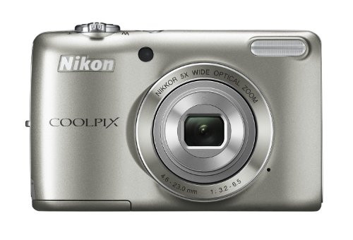 Nikon COOLPIX L26 16.1 MP Digital Camera with 5x Zoom NIKKOR Glass Lens and 3-inch LCD (Silver) (OLD MODEL) | Amazon (US)