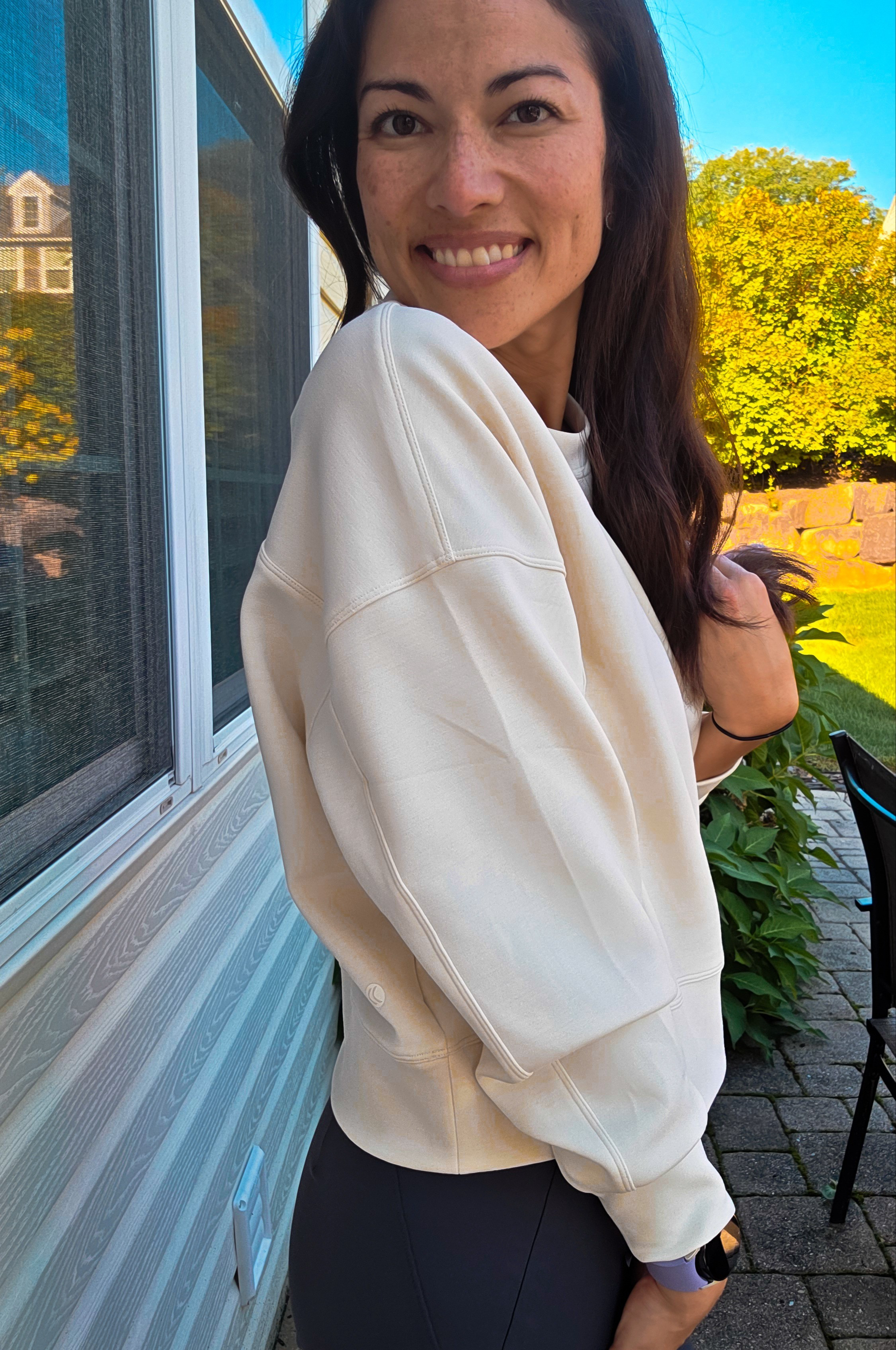 It's officially fall and there's nothing better than a cozy sweatshirt 🥰 here's one of my faves from g4free 🫶 buttery soft fabric with a variety of colors to choose from. I'm 5'7 wearing a small. 

#LTKFindsUnder50 #LTKActive #LTKSeasonal