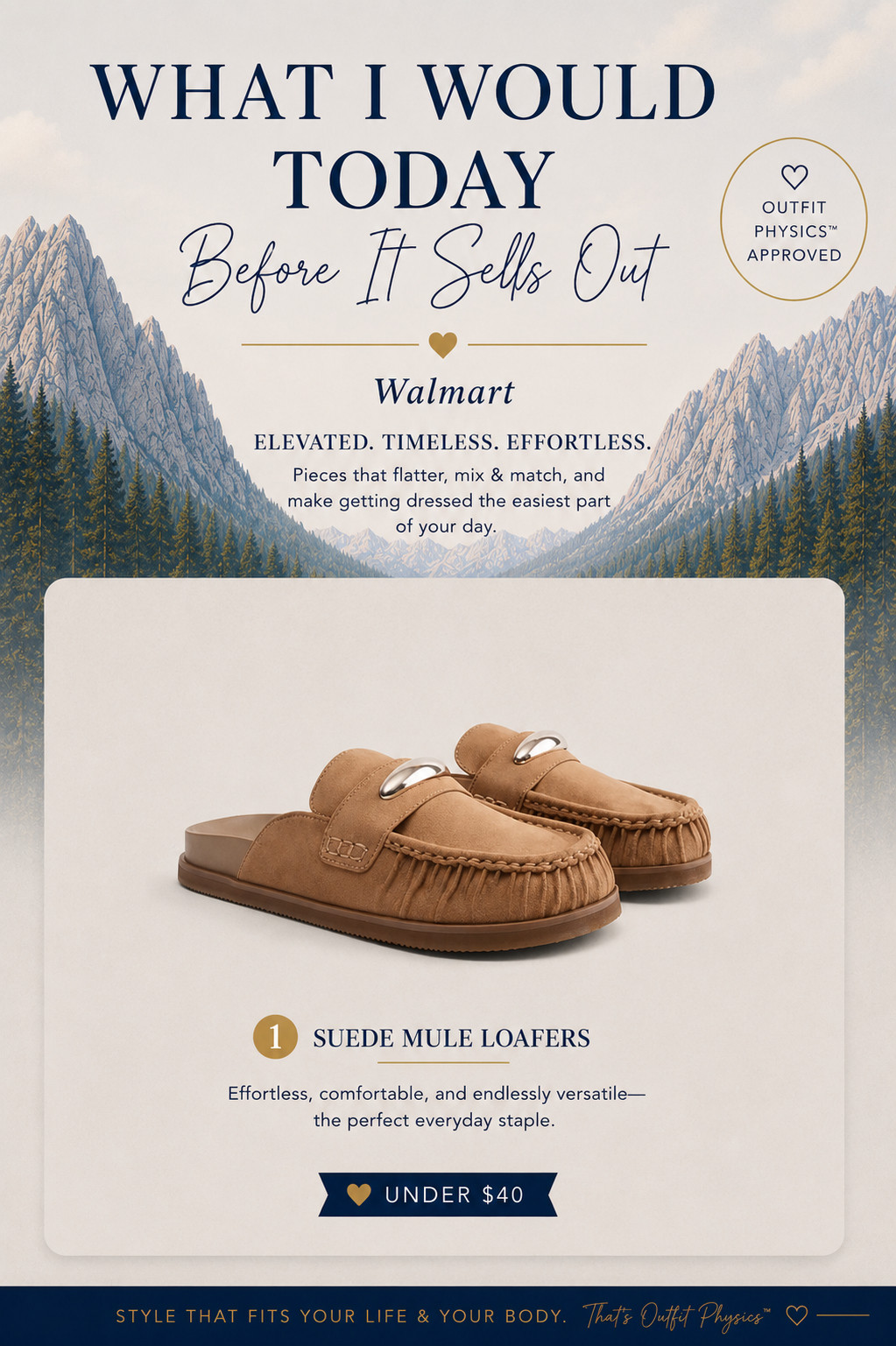  ✨Tap the bell, save and ❤️ start here 40 fashion, midlife style, midsize fashion and luxury looks for less.  

If I were buying one thing today before it sells out… it would be these. 👀

They give you that current loafer look, but the backless mule makes them ridiculously easy to throw on with jeans, trousers, leggings, or a casual dress.

And under $40?! That’s exactly the kind of fall find I don’t overthink.

You don’t need to replace your whole wardrobe to look current. Sometimes one updated shoe changes everything.

👑 Helping you look good, feel good! — Lindsey Denver 🤍 Check back daily for belly-friendly style, confidence, and Outfit Physics. 

 #LTKOver40 #LTKMidsize #LTKPlusSize