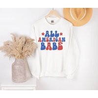 Usa Patriotic Sweatshirt - 4Th Of July Sweater Fourth Party Freedom Celebration Group Pullover Independence Day | Etsy (US)