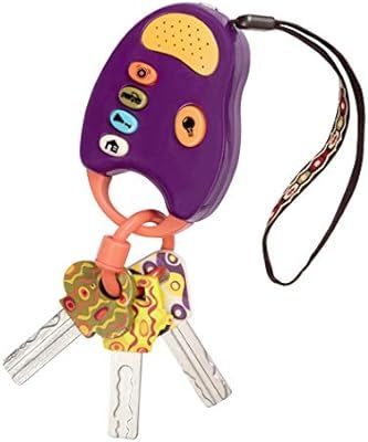B. toys – FunKeys Toy – Funky Toy Keys for Toddlers and Babies – Toy Car Keys and Purple Re... | Amazon (US)