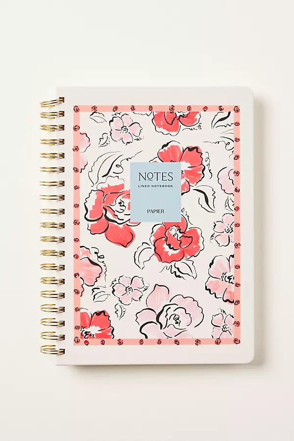 Anthropologie x Papier Spiral Lined Notebook | Anthropologie (US)