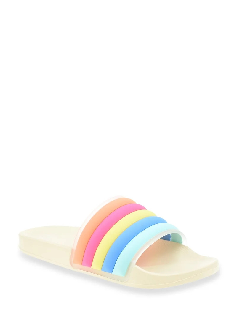 Wonder Nation Little & Big Girls Charm Slides | Walmart (US)