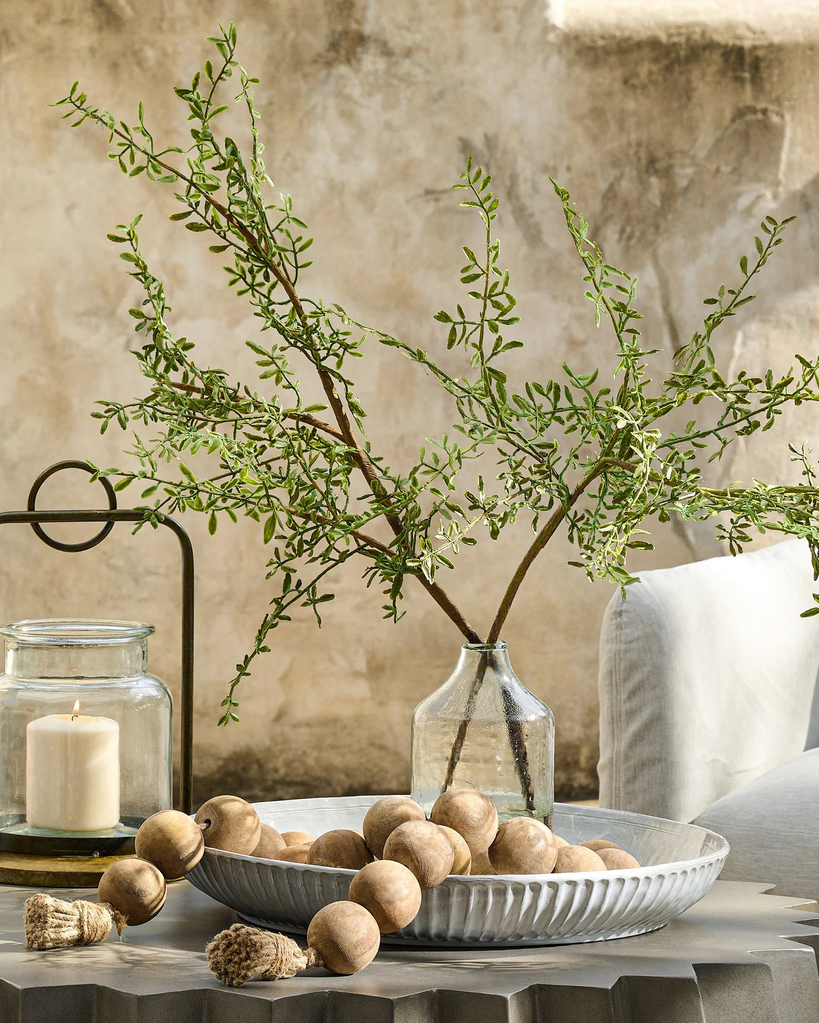 Real Touch Myrtle Leaf Branch | Magnolia