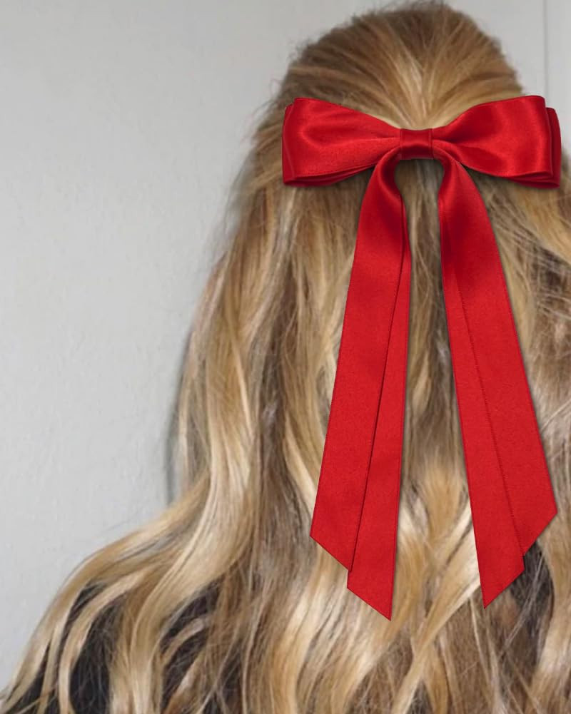 Cute Hair Accessories: Bow Clips, Ribbon Barrettes with Tassels, and Hair Bows for Women in Black... | Amazon (US)