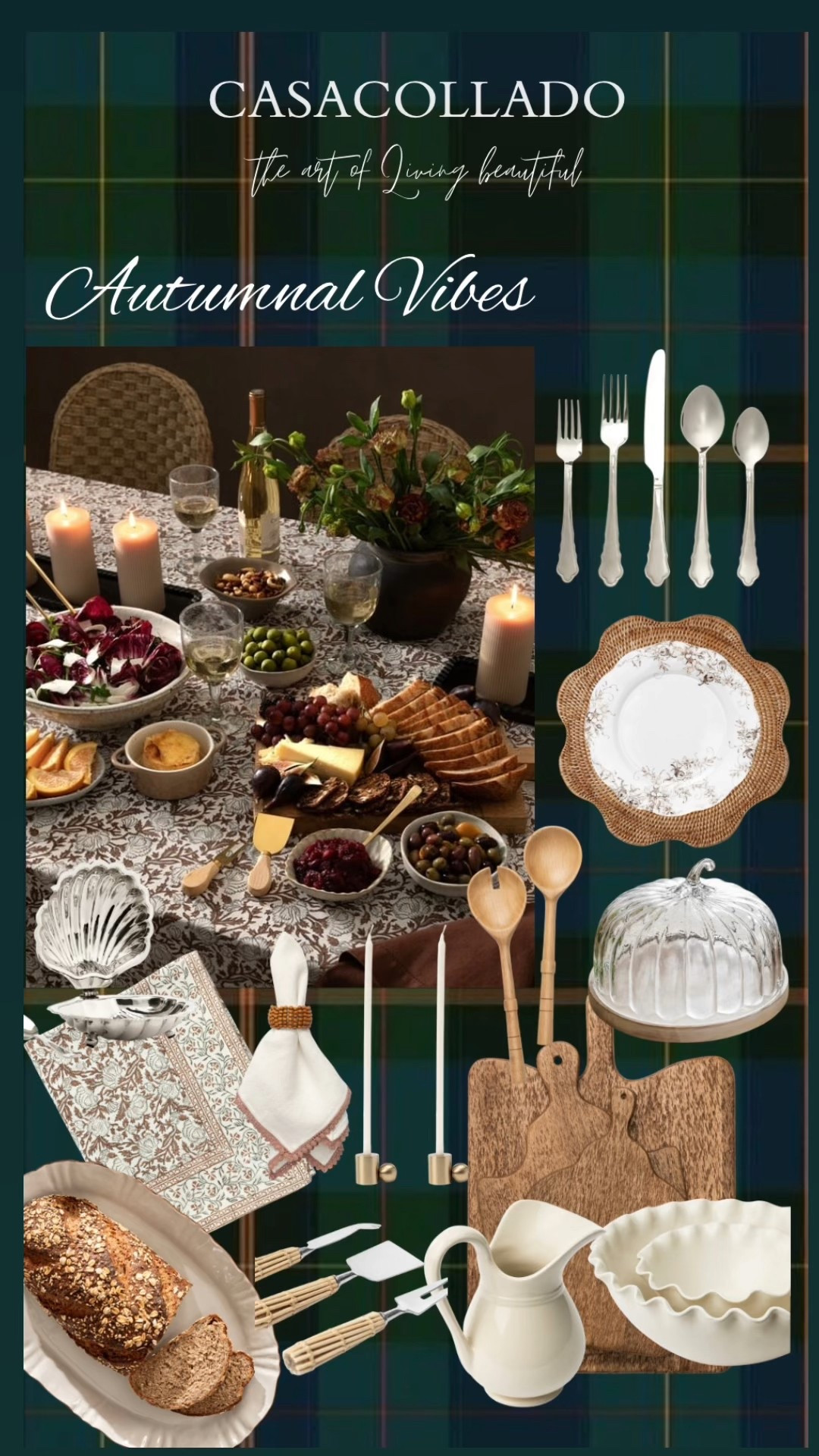 ✨🍂 Embracing the season of warmth and gathering—an autumn table that feels like home. 🍁🕯️ #AutumnVibes #TableSettingGoals

#LTKSeasonal #LTKFallSale #LTKSaleAlert