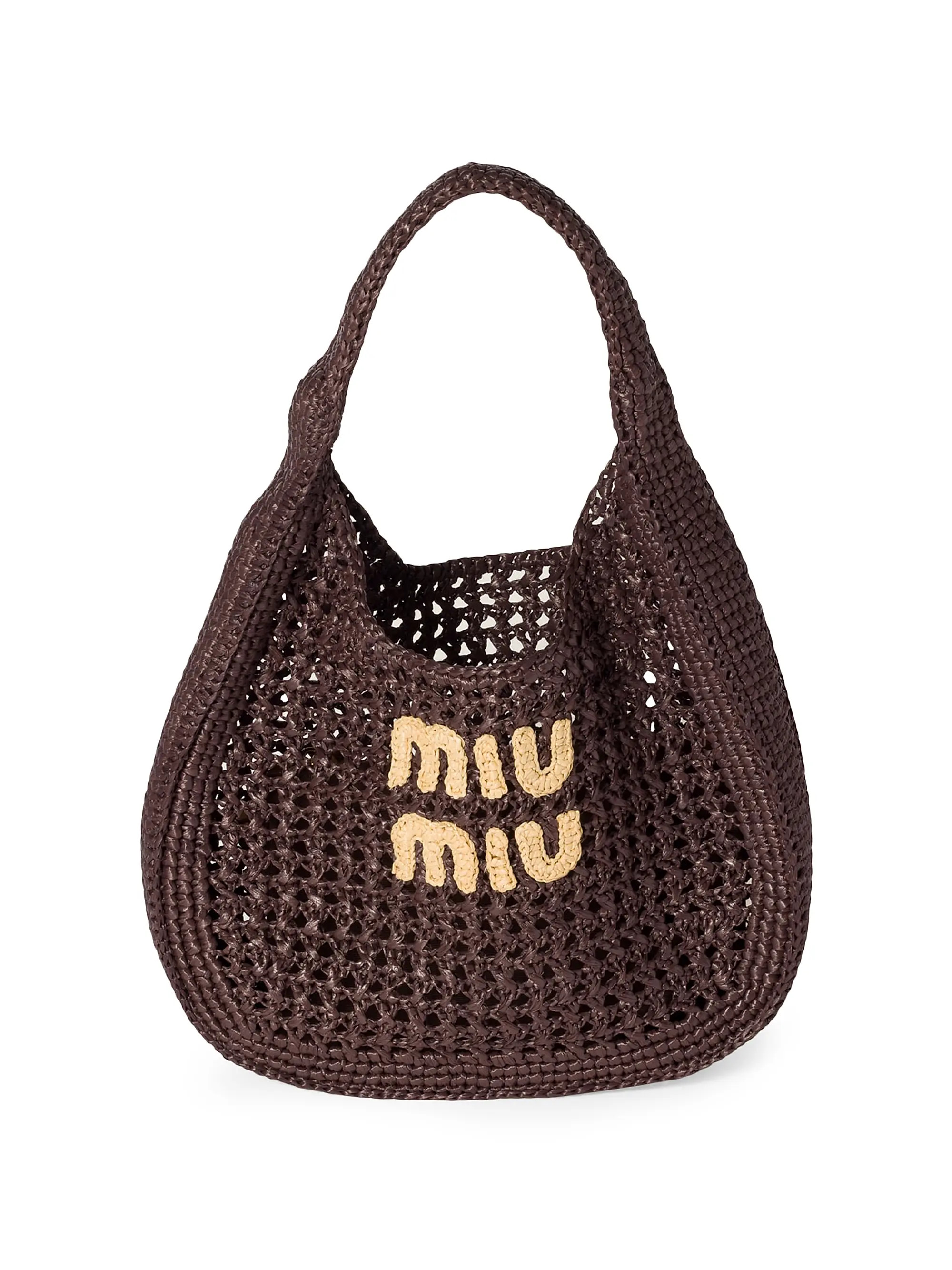 Raffia-Effect Woven Hobo Bag | Saks Fifth Avenue