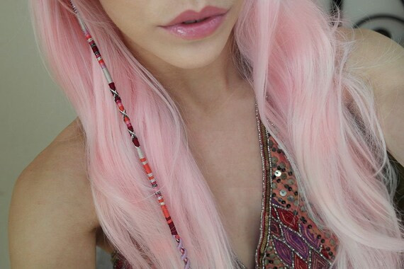 Boho Clip in Hair Extension Choose Your Own Colours and Design | Etsy | Etsy (US)