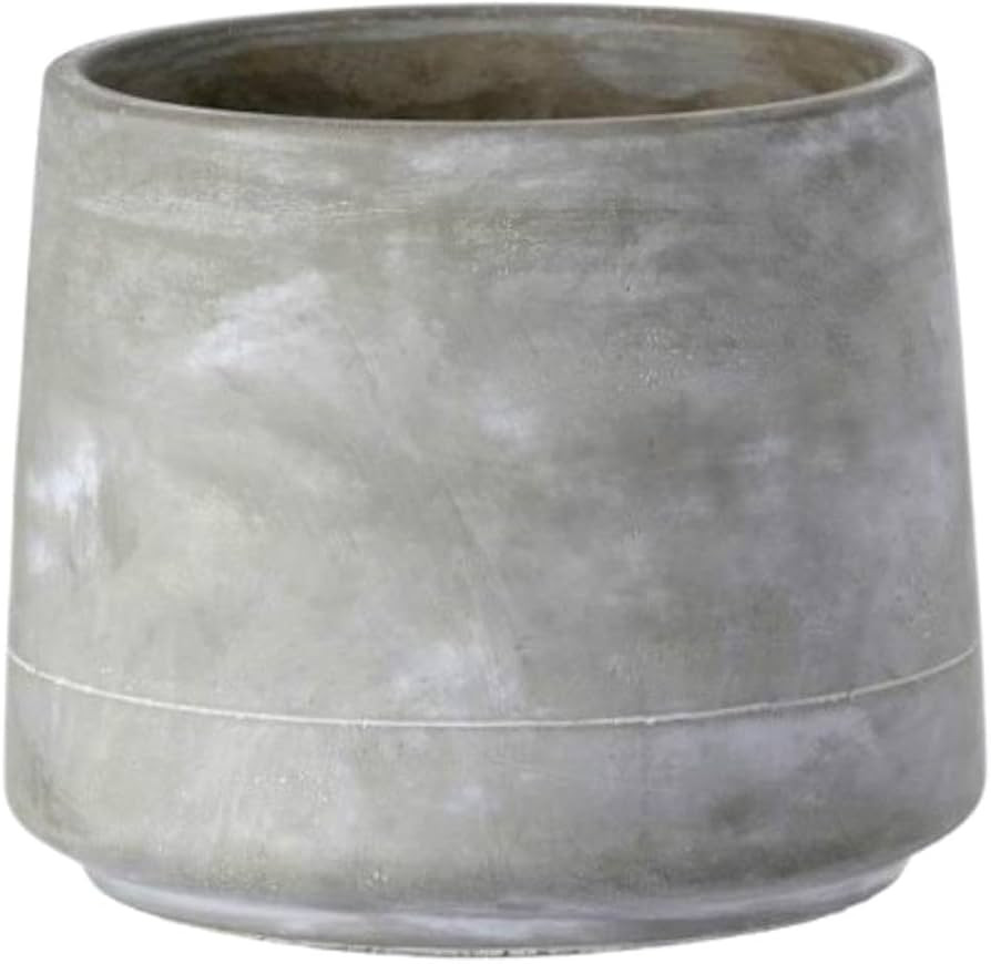 The Bridge Collection 5" Small Tapered Cement Planter - Small Plant Pot for Indoor Plants for Hom... | Amazon (US)