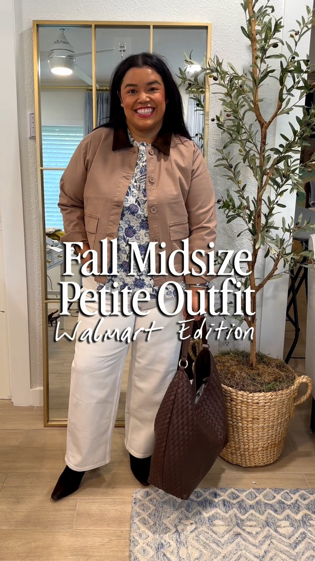 Walmart is crushing it this fall season with all of these fall looks! My chore jacket is lightweight and perfect to transition to fall alongside this lightweight top from their new brand Scenario. I’m wearing a Large in both! 

My cream denim jeans are from @Spanx and I’m wearing an XL. They have a tummy control panel on them for extra support! 

My handbag feels so luxe and looks it too! It’s from Walmart too! 🫨🫨🫨 My boots are from @samedelman are a repeat from last year! I love that they are offered in regular, wide, and extra wide calf. I have the wide calf.

Fall looks, fall outfits, fall wardrobe staple, fall dress, fall shoes, fall handbag, Smiles and Pearls

#LTKootd #LTKOver40 #LTKPetite