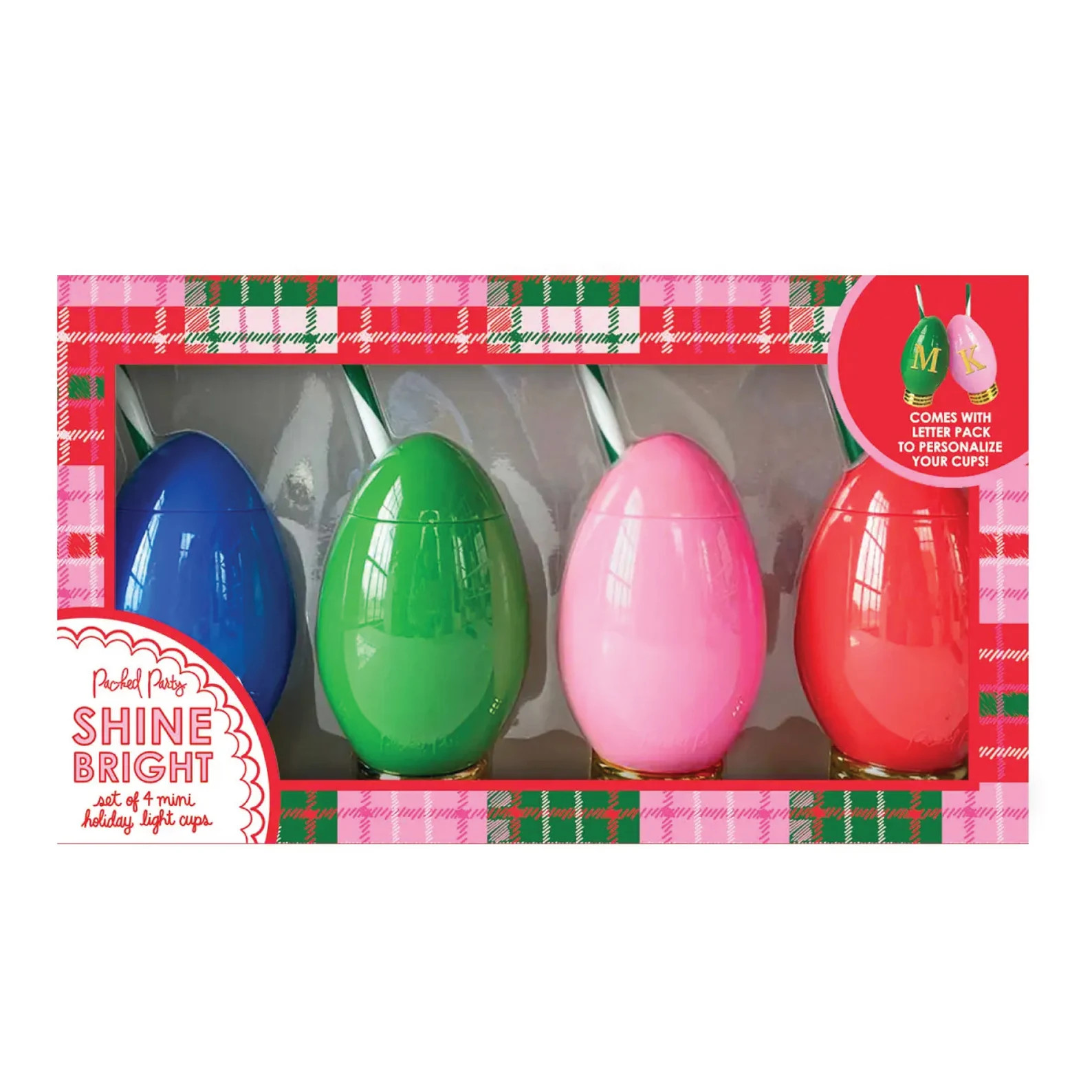 Minglin' Mini Customizable Holiday Light Cups 4ct Kids - Etsy | Etsy (US)