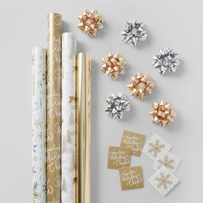 Gift Wrap Pack Metallic - Wondershop&#8482; | Target