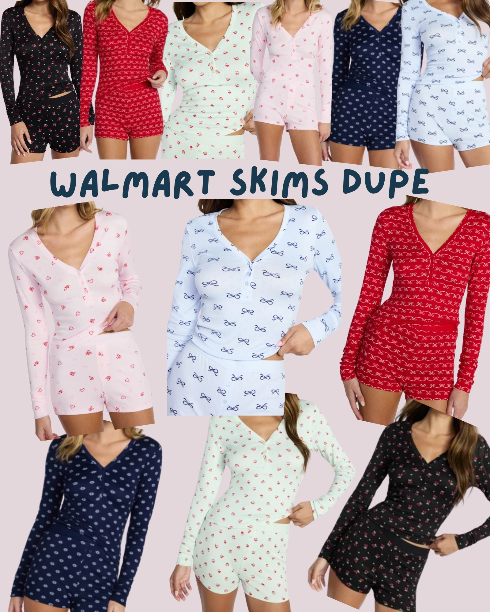✨ Walmart SKIMS Dupe Pajama Sets – Cozy + Chic For Less! ✨

These Walmart SKIMS dupe pajama sets are EVERYTHING 🔥
Ultra-soft, stretchy, flattering + insanely affordable!

✔️ Buttery fabric
✔️ True-to-size
✔️ Luxe look without the price tag
✔️ Patterns that scream cute + cozy

If you love the SKIMS vibe but not the price — grab these before they sell out!
Tap to shop your fave print 🤍👇

#LTKFindsUnder50 #LTKHoliday #LTKGiftGuide