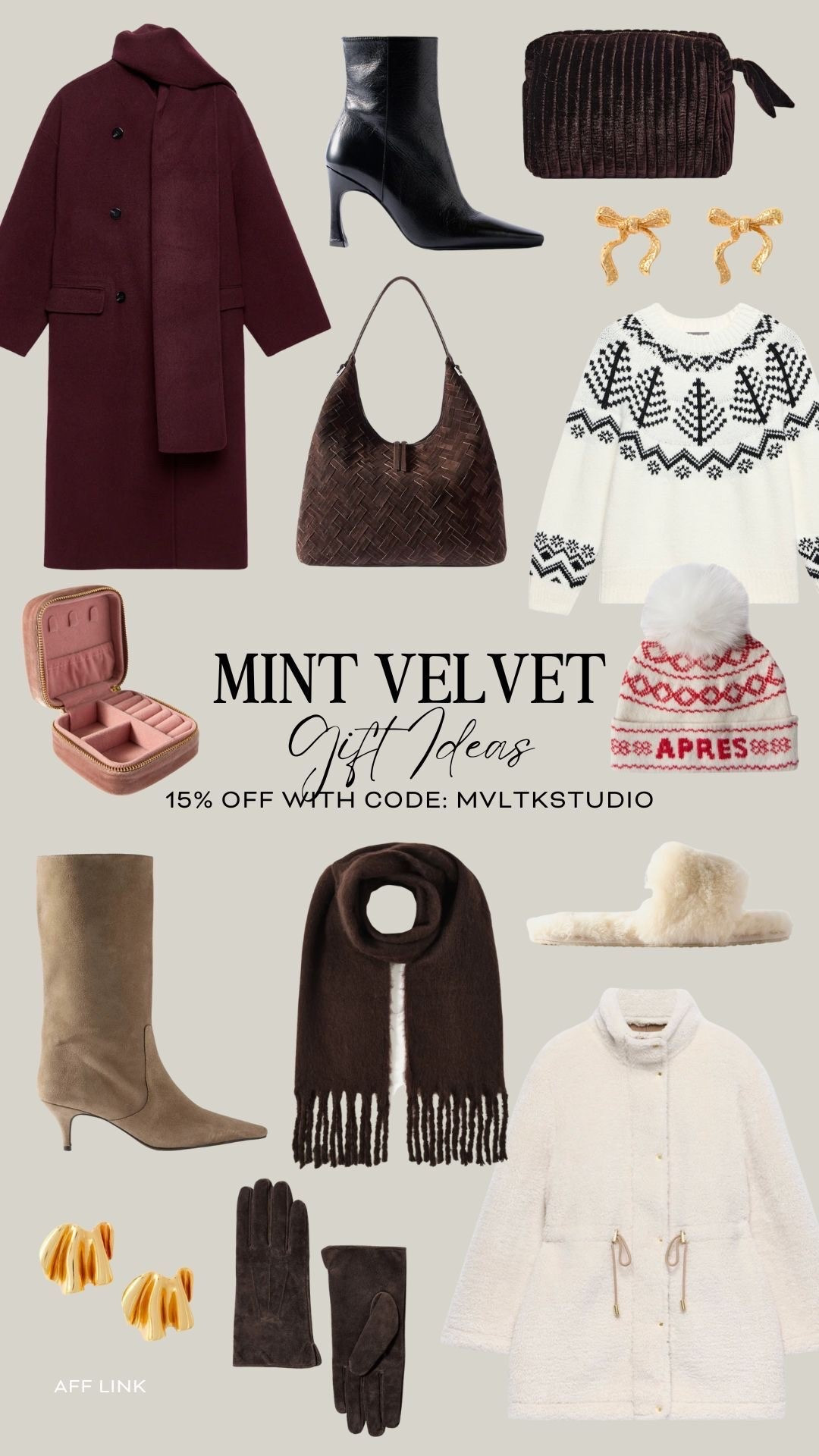 Some lovely gift ideas from Mint Velvet ✨ 15% off with code: MVLTKSTUDIO ends tonight! 

Christmas shopping, Christmas gift ideas, gifting, gifts for her, winter staples 

#LTKwinter #LTKuk #LTKgiftguide