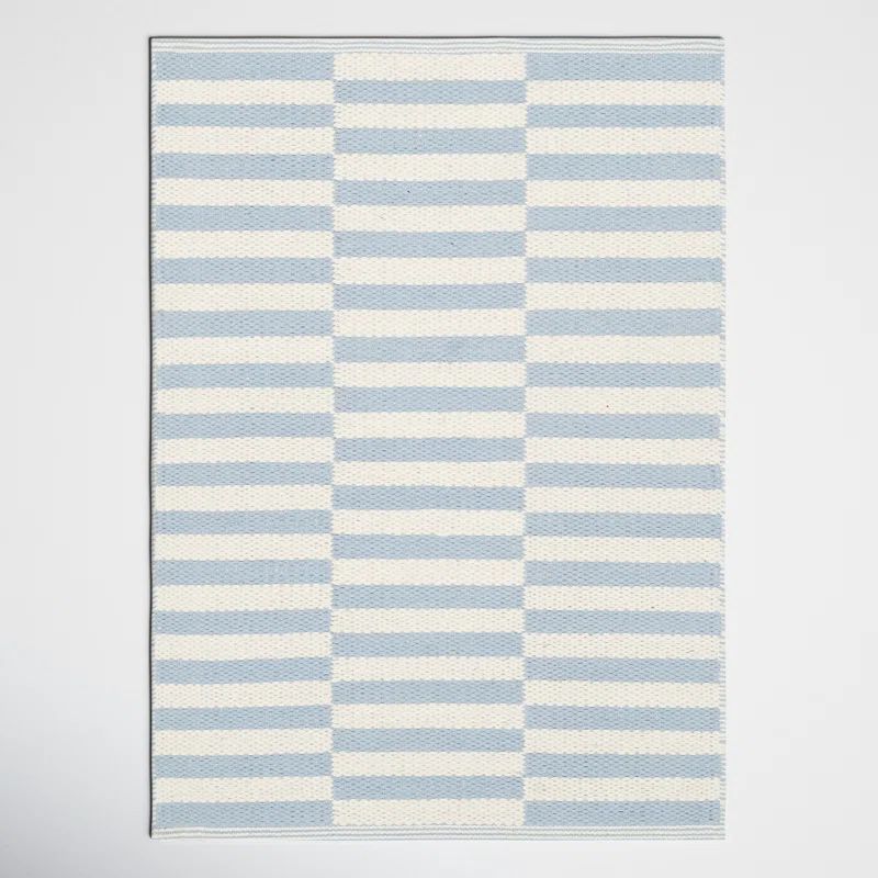 Ilona Hand Loomed Cotton Striped Rug | Wayfair North America