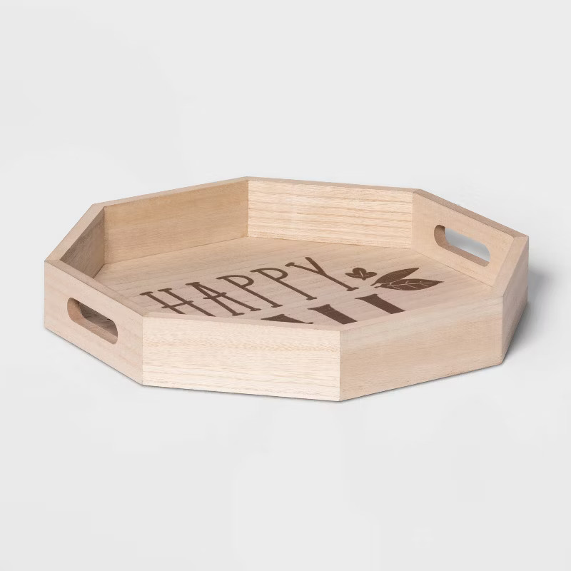 Harvest Happy Fall Wooden Serving Tray - Hyde & EEK! Boutique™ | Target