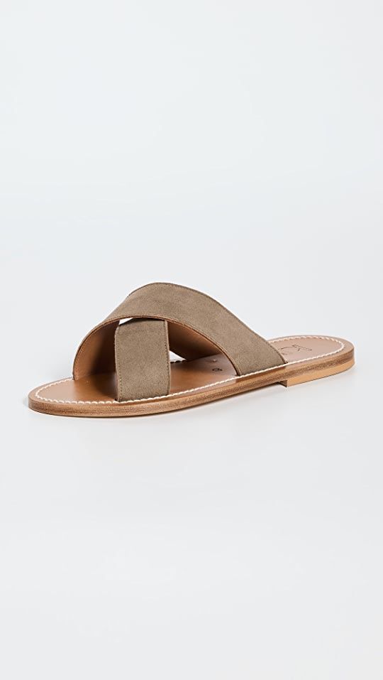 K. Jacques Temuco Cross Slide Sandals | SHOPBOP | Shopbop