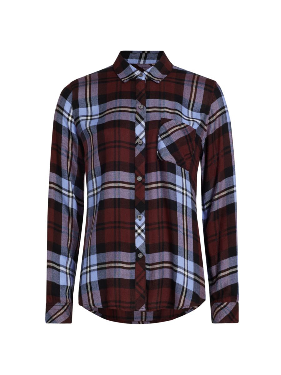 Hunter Plaid Button-Front Shirt | Saks Fifth Avenue