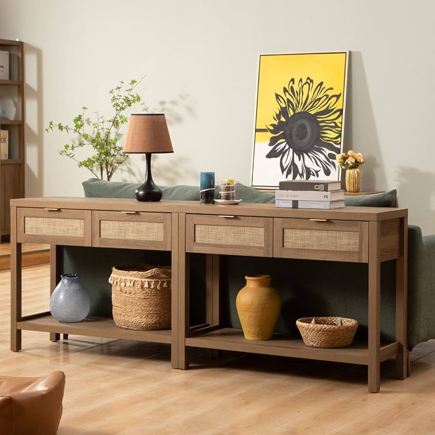 lazzo-rattan-console-table-boho-curated-on-ltk