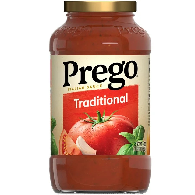 Prego Traditional Spaghetti Sauce, 24 oz Jar | Walmart (US)