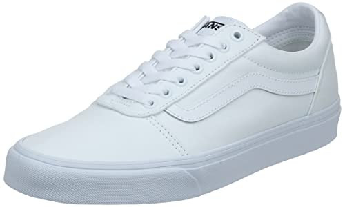 Vans Women's Sneaker, Canvas White White, 10 | Amazon (US)