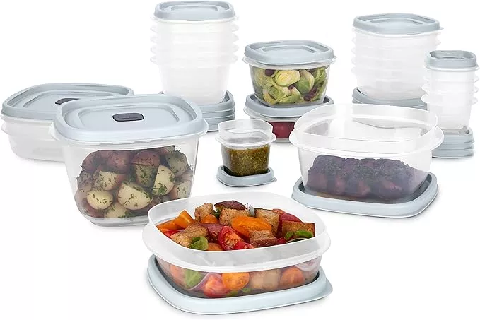 Vtopmart Food Storage Containers for Fridge, 6Pack 1.5L Fridge Organiz