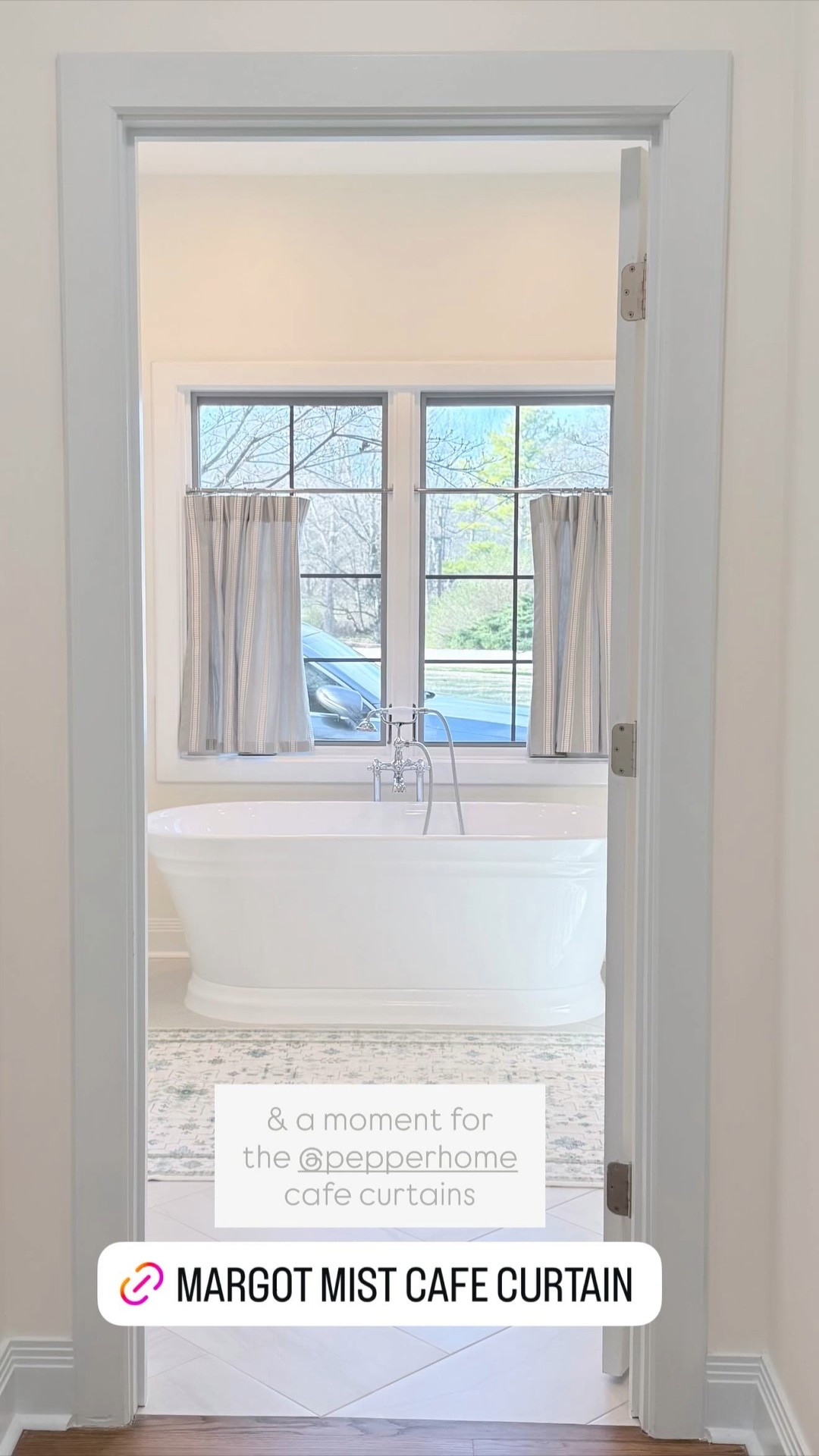 & a moment for the @pepperhome cafe curtains