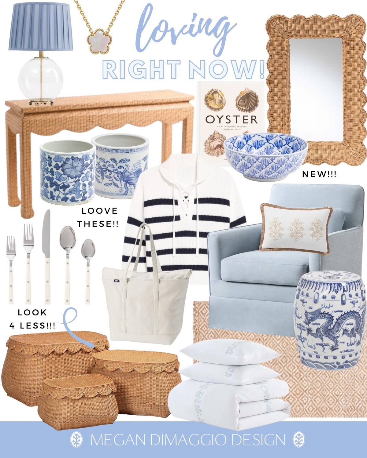 New blue & white finds for the coastal home I’m LOVING right now!! 🤍🤍🤍 So many new scalloped pieces like this new S&L look for less scalloped basket set…and they’re LARGE (not baby sized!) 🙌🏻 Already selling fast!!

Plus this new blue swivel chair has a secret coupon, tons of new chinoiserie pieces at affordable prices, and this scalloped console is gorgeous and a Society Social Look for less!! Even more linked! 🤍

#LTKHome #LTKFindsUnder100 #LTKSaleAlert