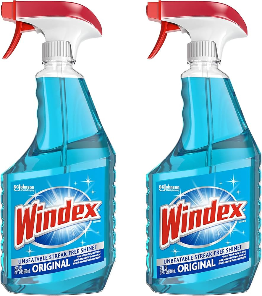 Windex Glass and Window Cleaner Spray Bottle, Bottle Made from 100% Recovered Coastal Plastic, Or... | Amazon (US)