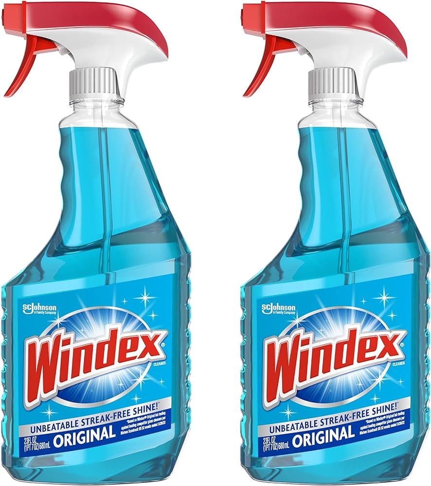 Windex Glass and Window Cleaner Spray Bottle, Bottle Made from 100% Recovered Coastal Plastic, Or... | Amazon (US)