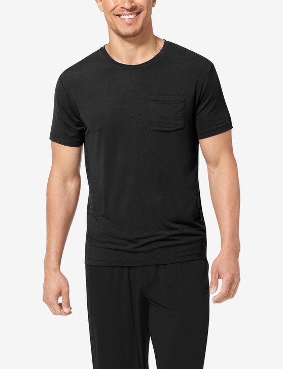 Second Skin Sleep Crew Neck Pocket Tee | Tommy John