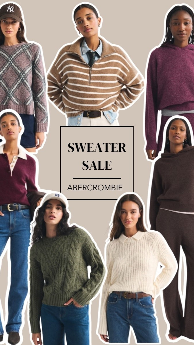 Don’t sleep on this @abercrombie sweater sale!