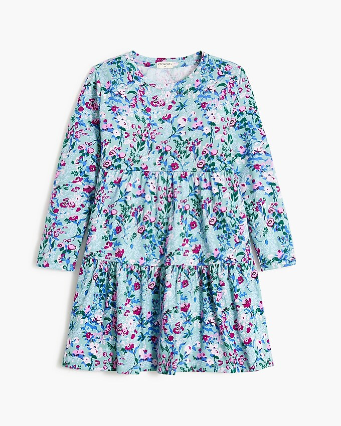 Girls' long-sleeve tiered dress | J.Crew Factory