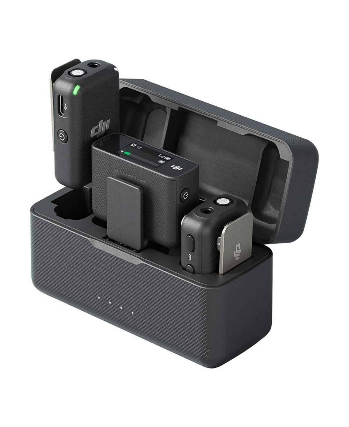 Dji Mic 2-Person Compact Oled Touchscreen Digital Wireless Microphone (2.4 GHz) - Grey | Macy's