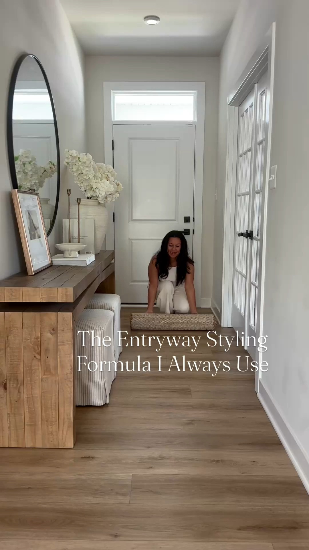 Your entryway sets the tone for the entire home. A few simple layers—a statement mirror, warm lighting, natural textures, and a touch of greenery—can make this space feel intentional and inviting.

Save this for your next entryway refresh and follow for more home styling ideas. 



#entrywaydecor #consoletabledecor #homedecorideas #interiordesign #homeinspiration

#LTKHome